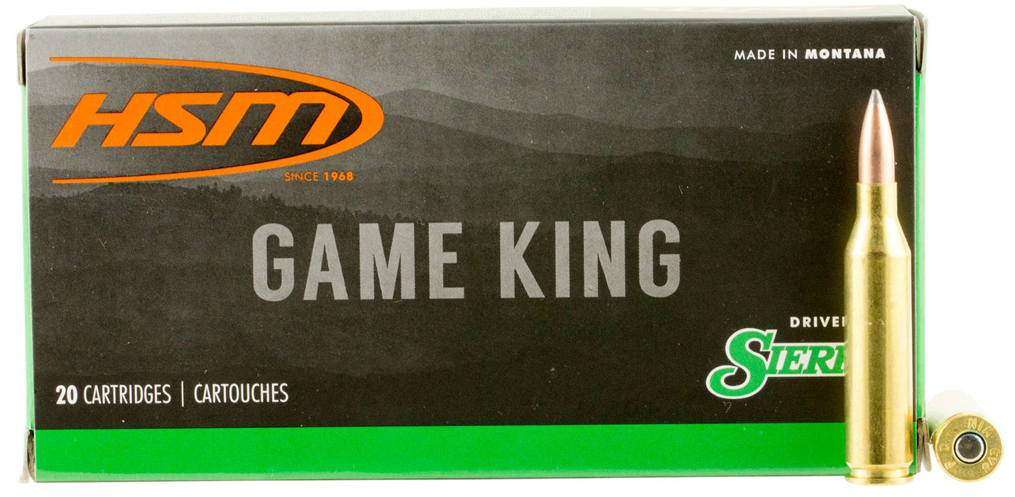 HSM 24317N Game King  243 Win 100 gr Sierra GameKing Spitzer Boat-Tail (SGSBT) 20 Bx/25 Cs