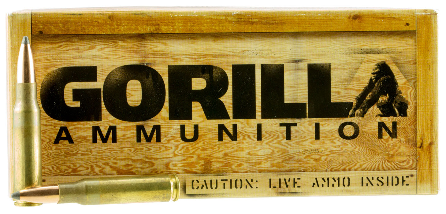 Gorilla Ammo GA308165SGK Gorilla Match  308 Win 165 gr Sierra GameKing 20 Per Box/10 Cs