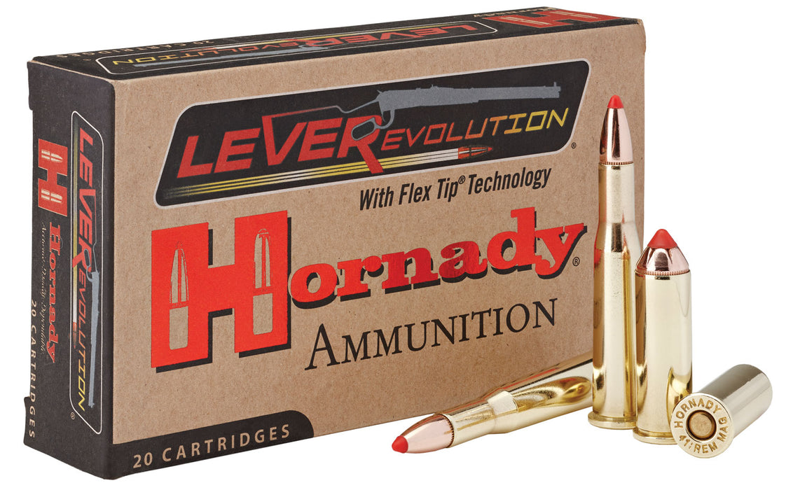 Hornady 8277 LEVERevolution  25-35 Win 110 gr Flex Tip eXpanding (FTX) 20 Per Box/10 Cs