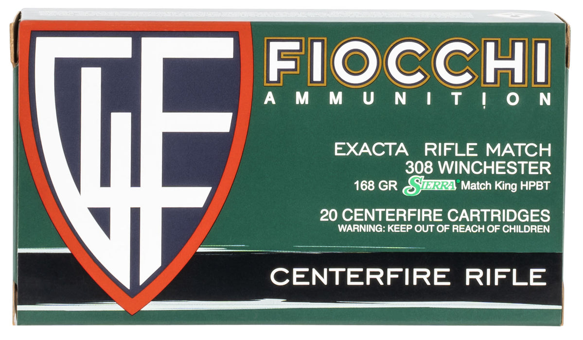 Fiocchi 3006GKB Hyperformance  30-06 Springfield 165 gr 2850 fps Sierra GameKing Hollow Point Boat-Tail 20 Bx/10 Cs