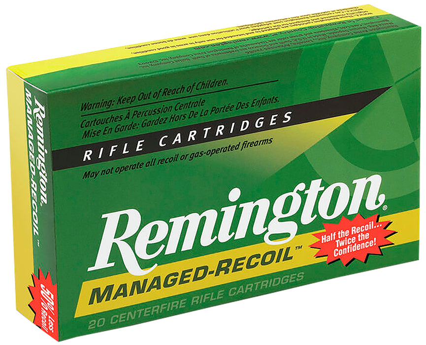 Remington Ammunition 27644 Managed-Recoil  30-30 Win 125 gr 2175 fps Soft Point Core-Lokt (SPCL) 20 Bx/10 Cs