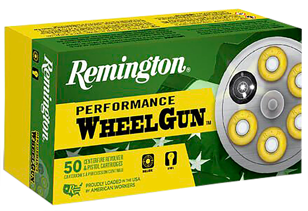 Remington Ammunition 22340 Performance WheelGun  45 Colt (LC) 250 gr 750 fps Lead Round Nose (LRN) 50 Bx/10 Cs