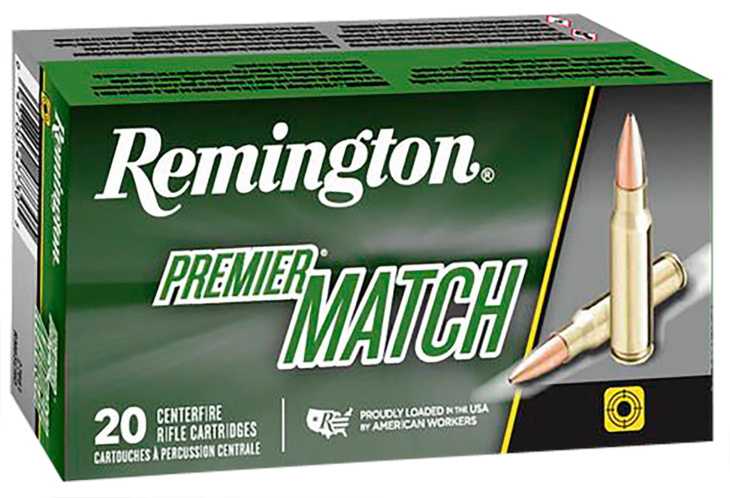 Remington Ammunition 27661 Premier Match  6.5 Creedmoor 140 gr 2700 fps Sierra MatchKing BTHP (SMBTHP) 20 Bx/10 Cs