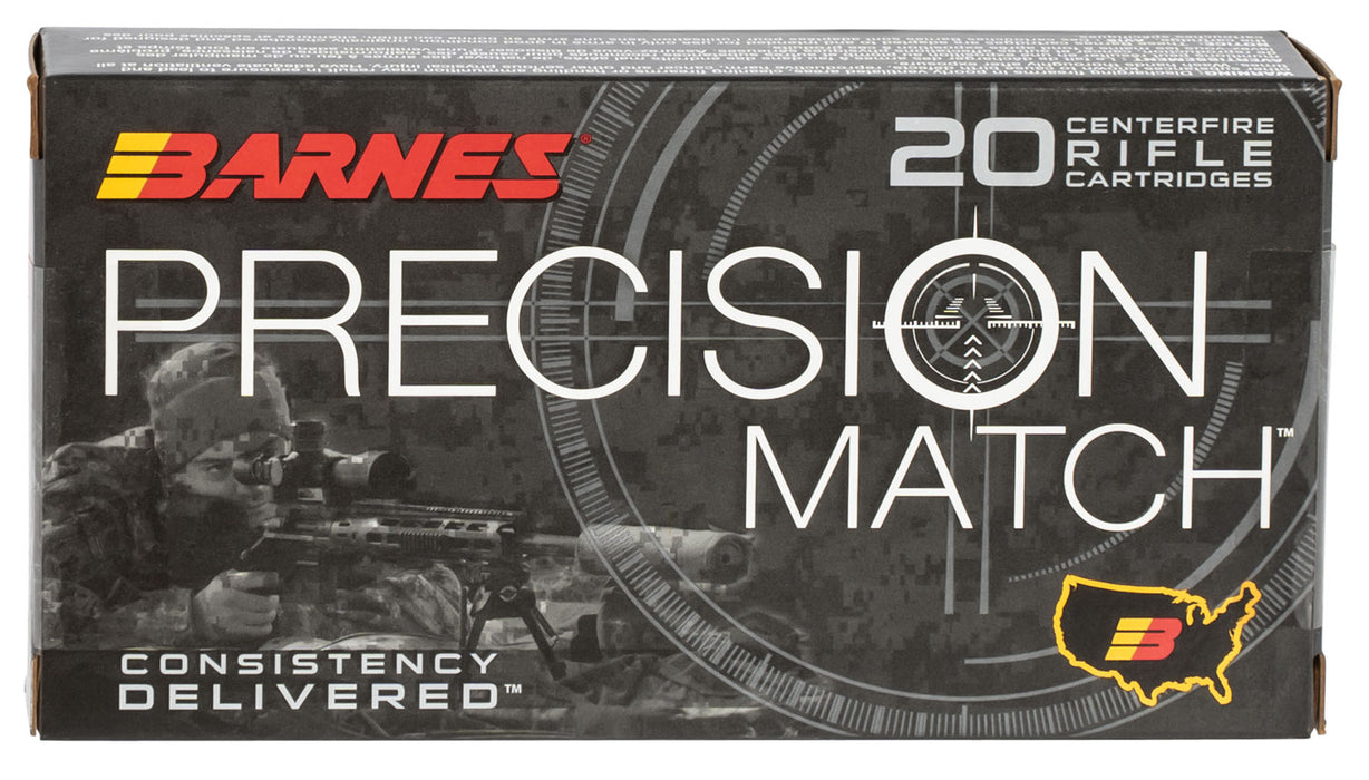 Barnes Bullets 30166 Precision Match  6.5 Creedmoor 140 gr Open Tip Match Boat-Tail 20 Per Box/10 Cs