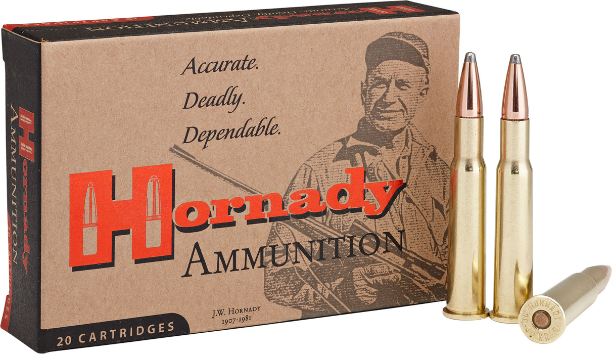 Hornady 81202 Custom  30-40 Krag 180 gr 2430 fps Spire Point (SP) 20 Bx/10 Cs