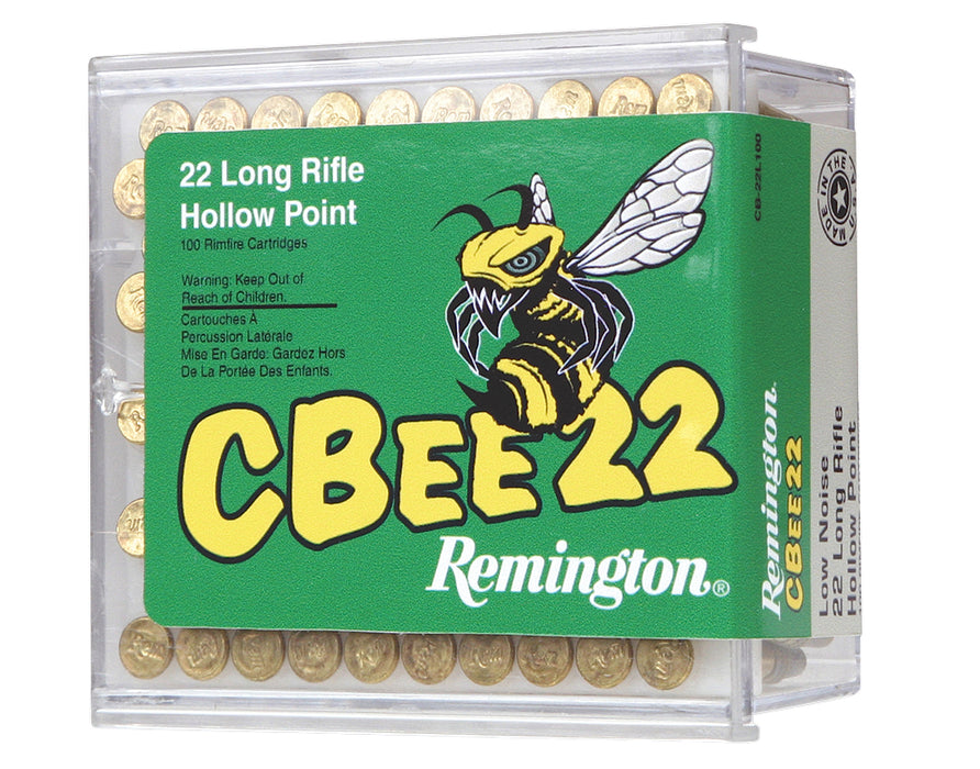 Remington Ammunition 21119 Cbee  22 LR 33 gr Hollow Point (HP) 100 Bx/50 Cs