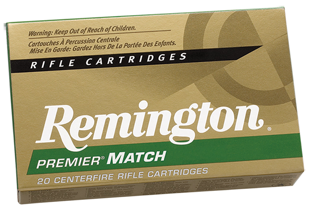 Remington Ammunition 22106 Premier Match  223 Rem 62 gr 3025 fps Hollow Point Match (HPM) 20 Bx/10 Cs