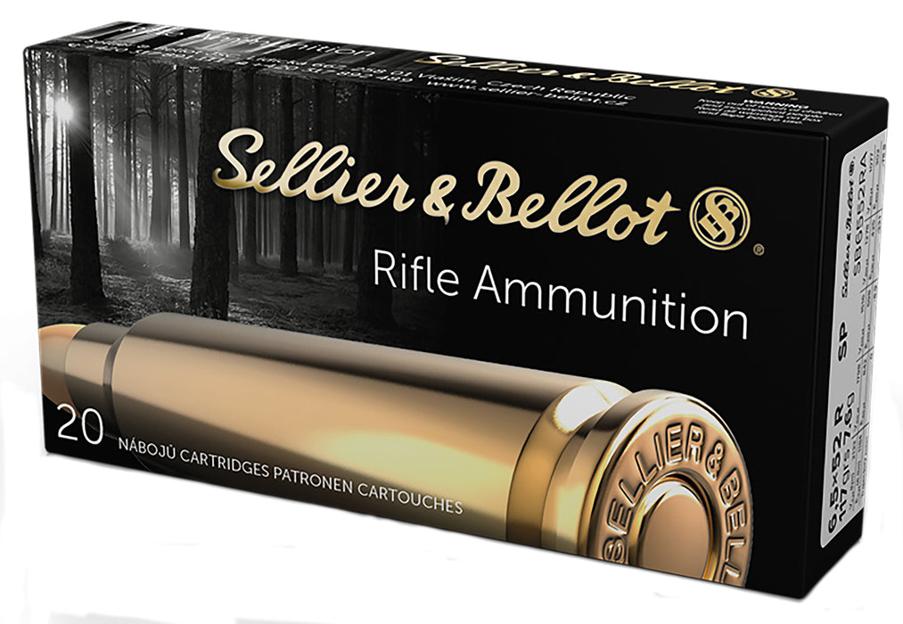 Sellier & Bellot SB6552RA Rifle  6.5x52mmR 117 gr 2133 fps Soft Point (SP) 20 Bx/25 Cs