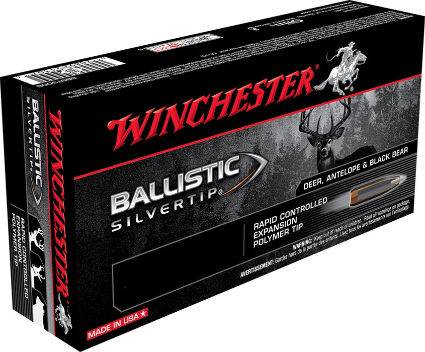 Winchester Ammo SBST708 Ballistic Silvertip  7mm-08 Rem 140 gr 2770 fps Rapid Controlled Expansion Polymer Tip 20 Bx/10 Cs