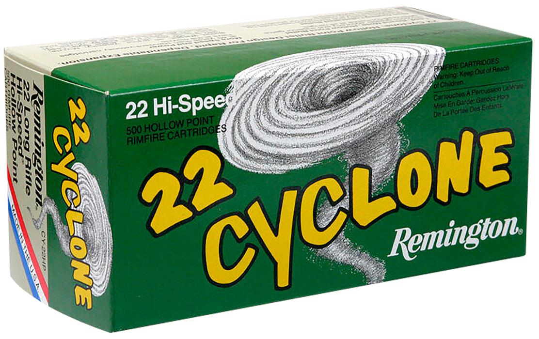 Remington Ammunition 21222 Cyclone  22 LR 36 gr Hollow Point (HP) 50 Bx/100 Cs