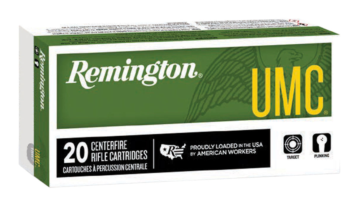 Remington Ammunition 23701 UMC  303 British 174 gr 2475 fps Full Metal Jacket (FMJ) 20 Bx/10 Cs