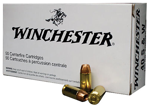 Winchester Ammo Q4369 Best Value  40 S&W 180 gr Bonded Jacket Hollow Point 50 Bx/10 Cs