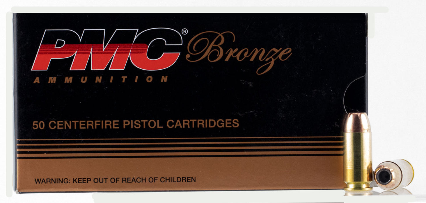 PMC 40B Bronze  40 S&W 165 gr 1040 fps Jacketed Hollow Point (JHP) 50 Bx/20 Cs