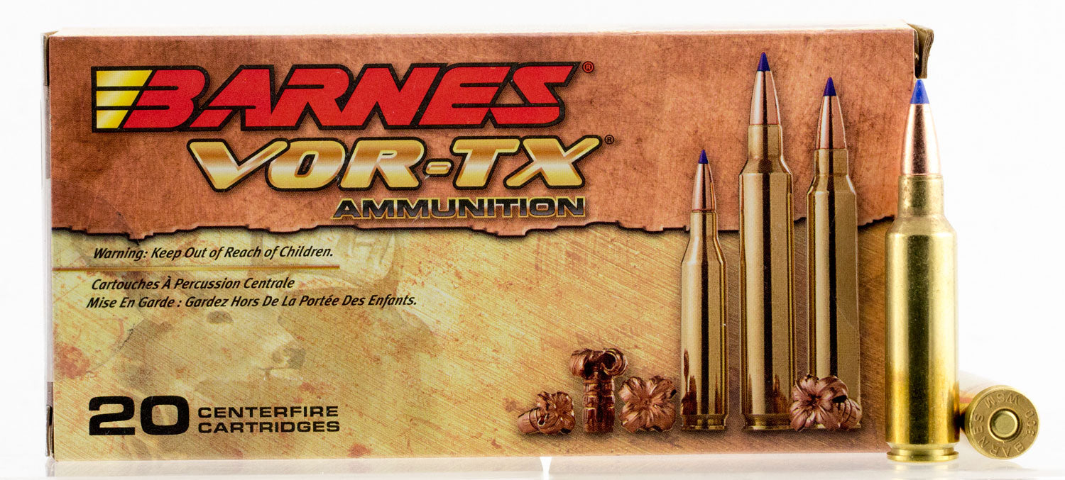 Barnes Bullets 21567 VOR-TX  300 WSM 150 gr 3310 fps Tipped TSX Boat-Tail 20 Bx/10 Cs