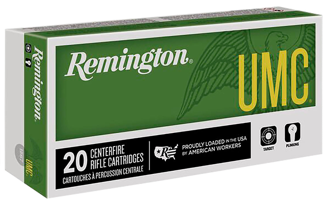 Remington Ammunition 24035 UMC  6.8mm Rem SPC 115 gr 2625 fps Full Metal Jacket (FMJ) 20 Bx/10 Cs