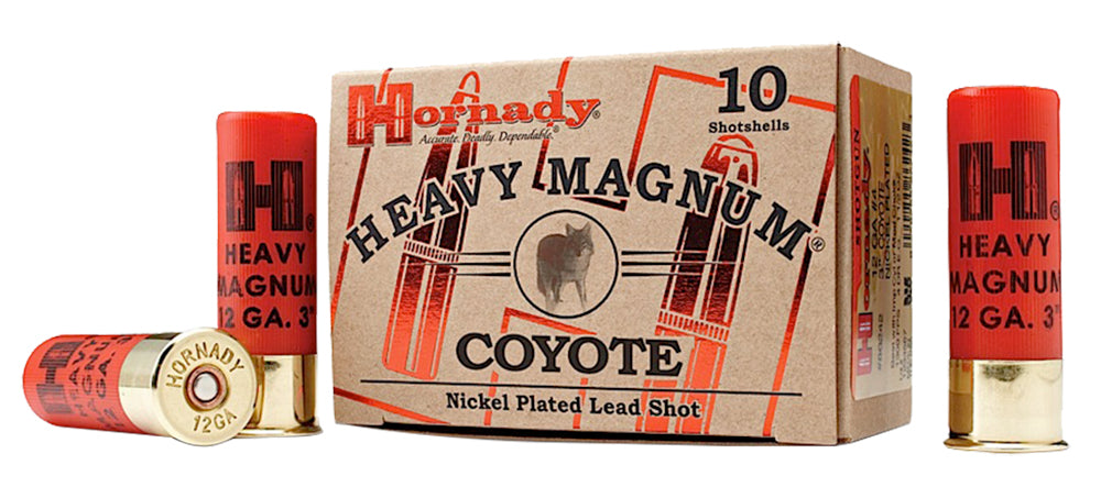 Hornady 86222 Heavy Magnum Coyote 12 Gauge 3" 1 1/2 oz 1300 fps Nickel-Plated BB Shot 10 Bx/10 Cs