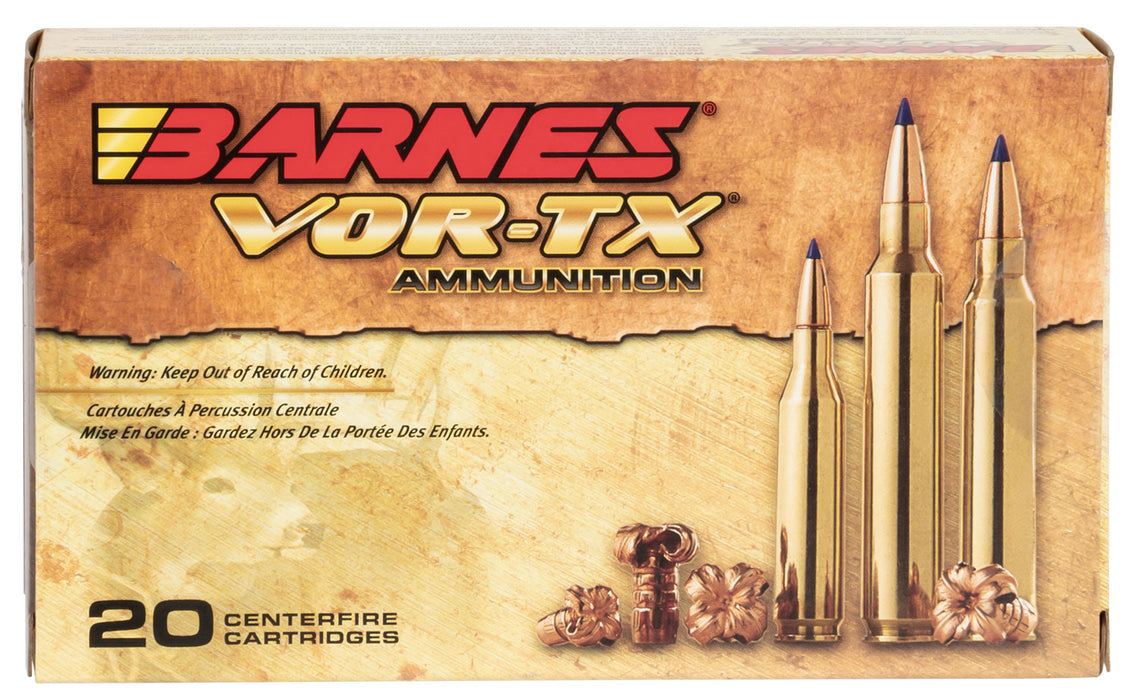 Barnes Bullets 22013 VOR-TX  300 Wthby Mag 180 gr 3100 fps Tipped TSX Boat-Tail 20 Bx/10 Cs