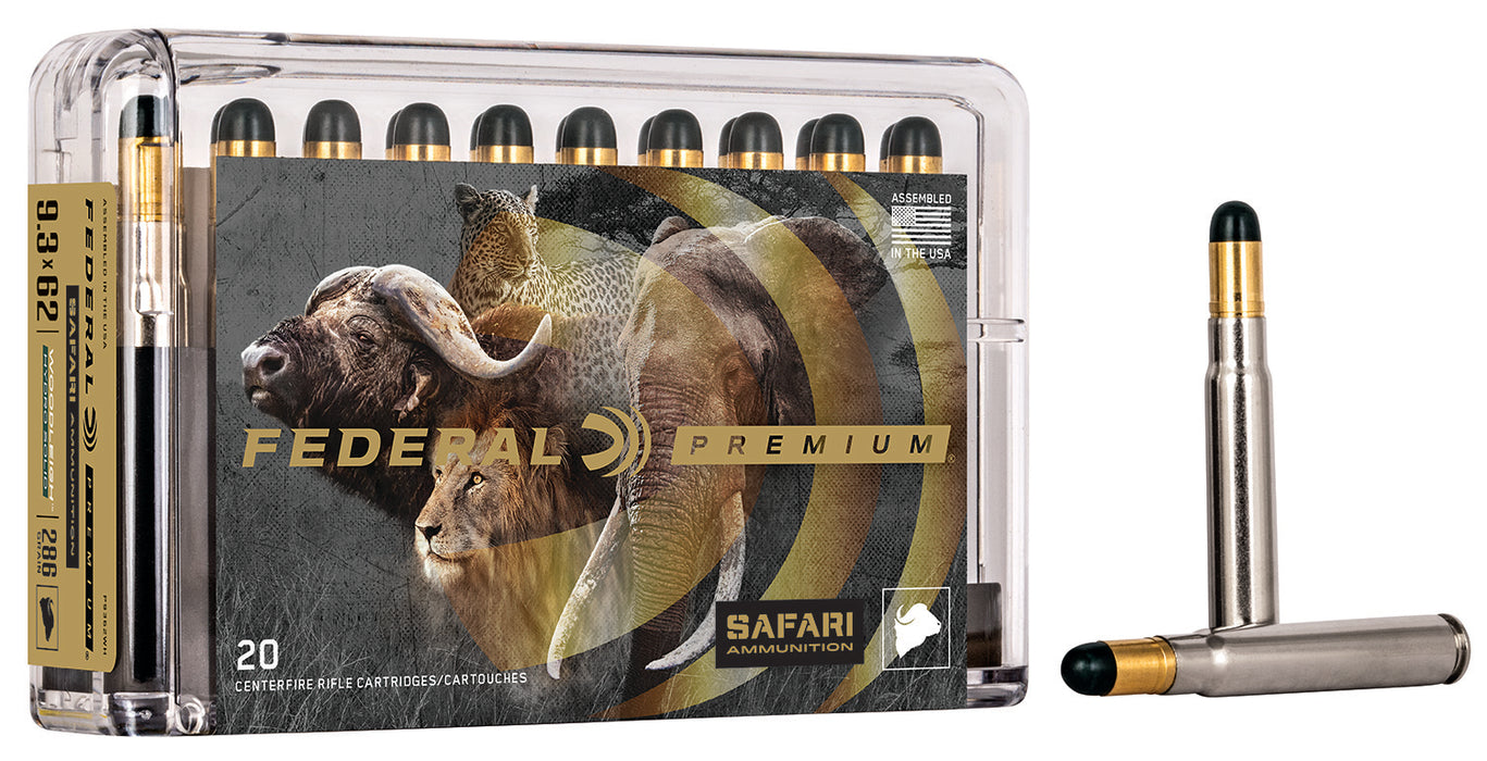 Federal P470WH Premium Safari Cape-Shok 470 Nitro Express 500 gr 2150 fps Woodleigh Hydro Solid (WHCS) 20 Bx/10 Cs