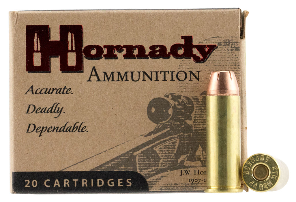 Hornady 9085 Custom  44 Rem Mag 240 gr 1350 fps Hornady XTP Hollow Point (XTPHP) 20 Bx/10 Cs