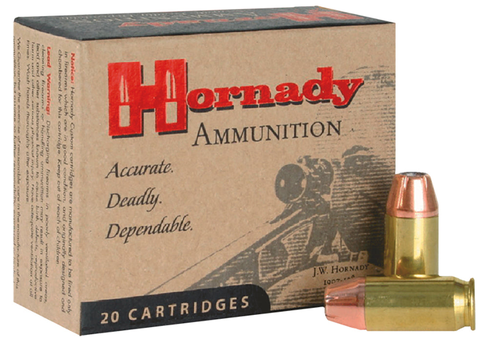 Hornady 9112 Custom  45 ACP 200 gr 900 fps Hornady XTP Hollow Point (XTPHP) 20 Bx/10 Cs