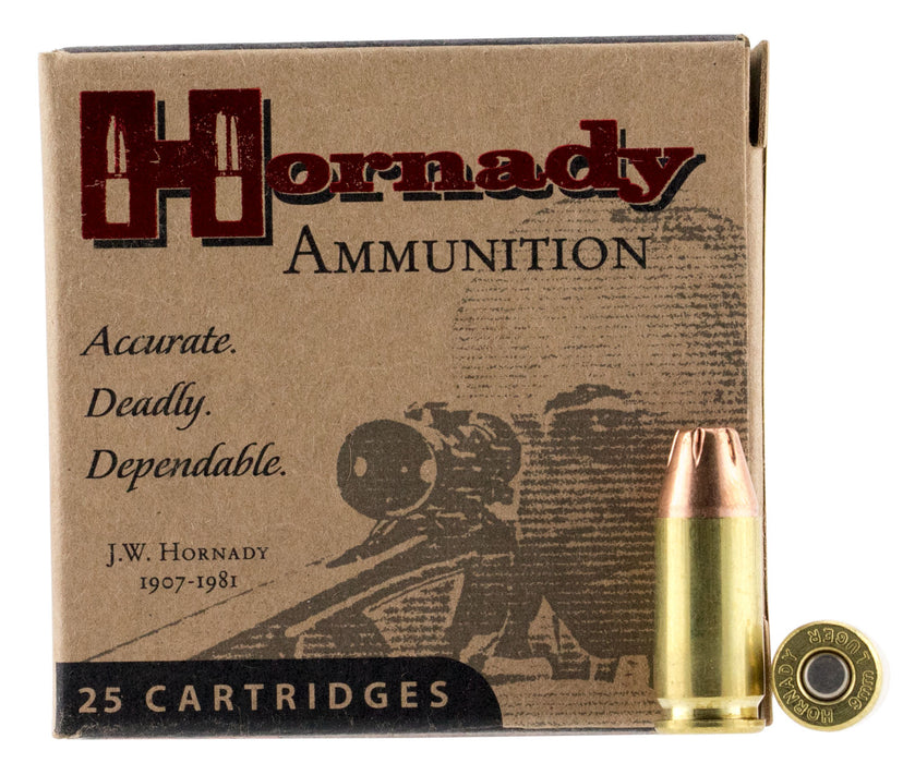 Hornady 90242 Custom  9mm Luger 124 gr 1110 fps Hornady XTP Hollow Point (XTPHP) 25 Bx/10 Cs