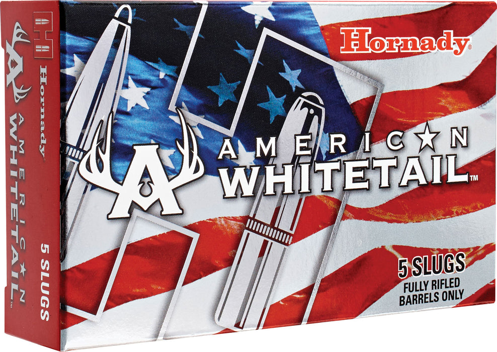 Hornady 86271 American Whitetail  12 Gauge 2.75" 1 oz/325 gr 1825 fps InterLock Slug Shot 5 Bx/20 Cs