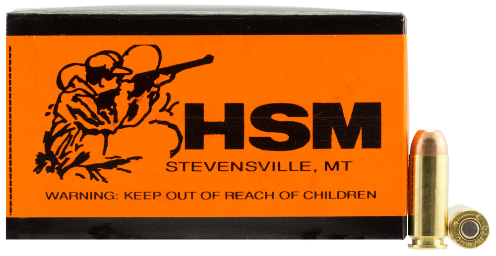 HSM 10MM8N Training  10mm Auto 200 gr 1093 fps Full Metal Jacket (FMJ) 50 Bx/20 Cs