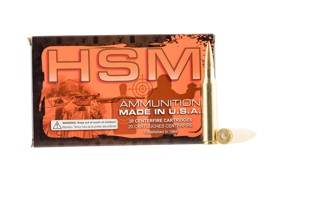 HSM 338LAP2N68 Match  338 Lapua Mag 250 gr 2911 fps Sierra MatchKing BTHP (SMBTHP) 20 Bx/10 Cs