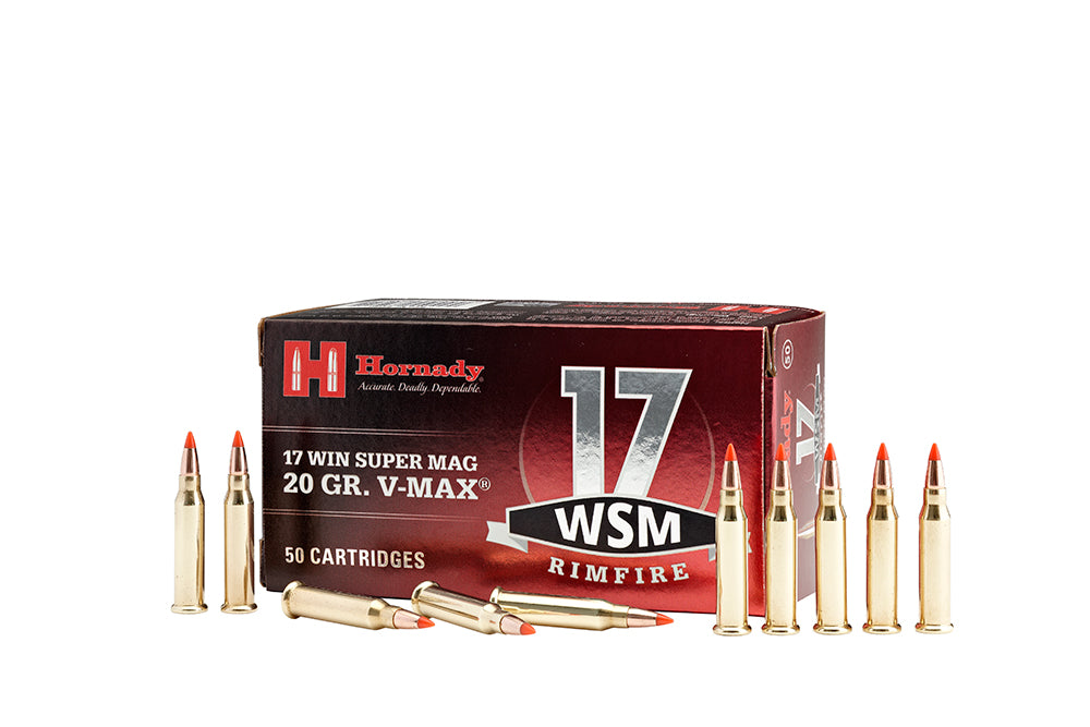 Hornady 83180 Varmint Express  17 WSM 20 gr 3000 fps Hornady V-Max (VMX) 50 Bx/10 Cs