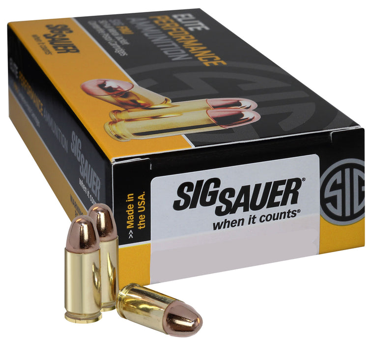 Sig Sauer E40SB250 Elite Ball  40 S&W 180 gr 985 fps Full Metal Jacket (FMJ) 50 Bx/20 Cs