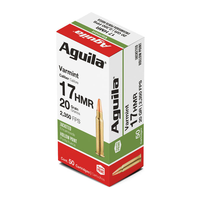 AGUILA 1B222347 17HMR JHP 20GR 50/20