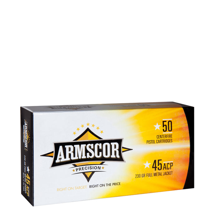 Armscor FAC4512N USA 45 ACP 230 gr Full Metal Jacket (FMJ) 50 Per Box/20 Cs