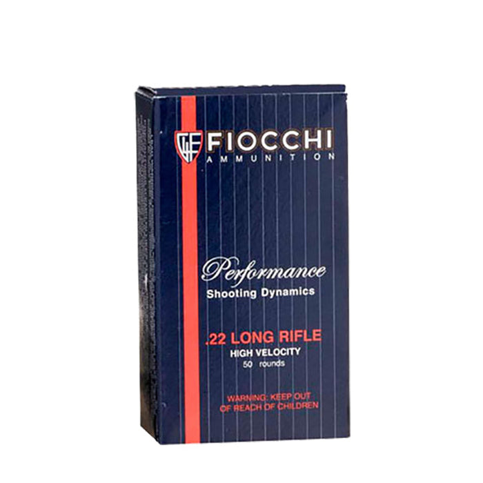 Fiocchi 22FHVCRN Field Dynamics  22 LR 40 gr 1250 fps Copper-Plated Solid Point 50 Bx/100 Cs